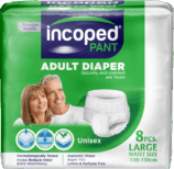 IncoPed Incontinentiebroekje Large 80–120 cm – 30 stuks