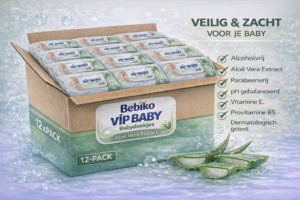 Bebiko VIP Baby Aloë Vera Baby Doekjes - 864 stuks (12 x 72)