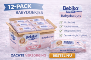 Bebiko VIP Baby Doekjes Pink - 864 stuks (12 x 72)