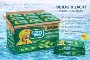 Good Baby Jumbo Baby Doekjes – Bundel 2880 (24 x 120)
