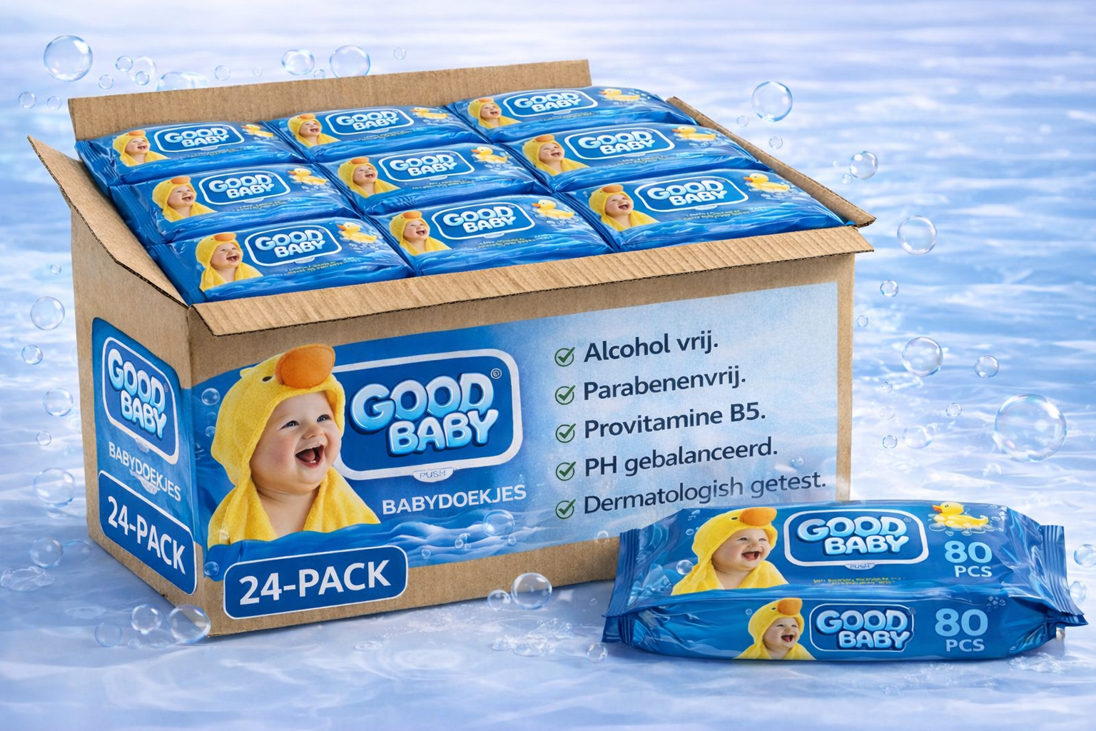 Good Baby - Babydoekjes - 1920 stuks Bundel (24 x 80)